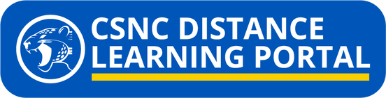 CSNC Distance Learning Portal Button